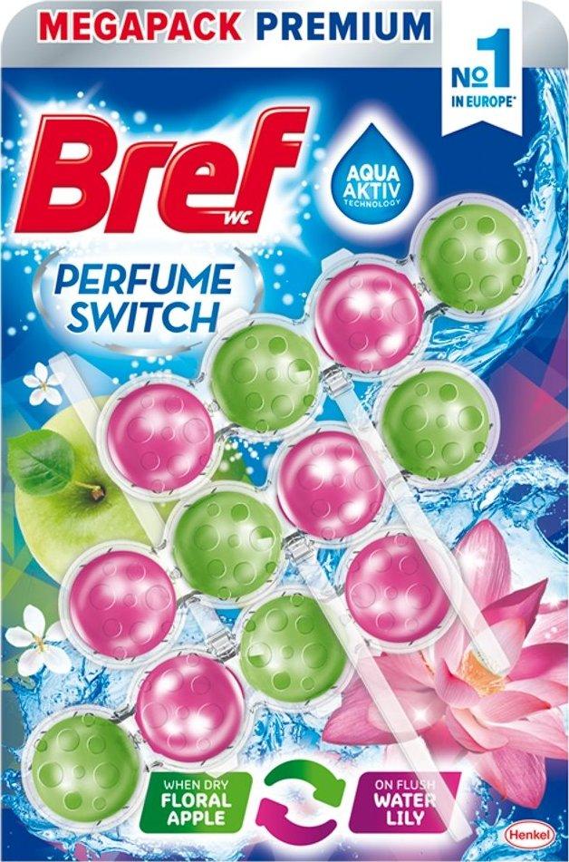 Кульки для унітазу Bref Perfume switch floral apple i water lily 3*50  г