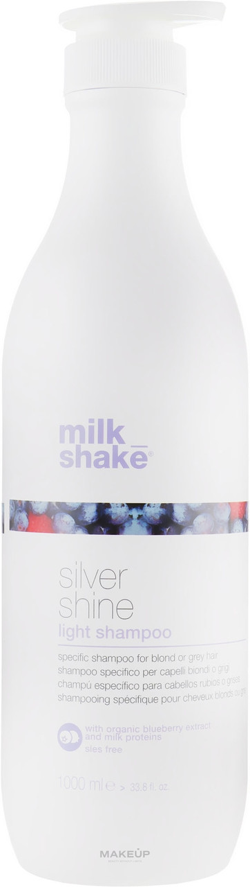 Шампунь для світлого або сивого волосся Milk Shake Silver Shine Light Shampoo, 1000 мл (8032274011200)