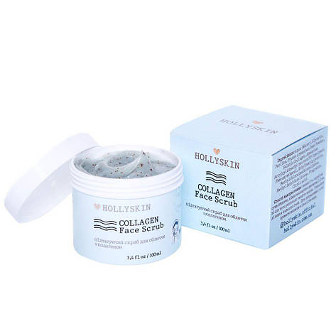 Скраб для обличчя з колагеном Hollyskin Collagen Face Scrub, 100 мл (4823109700680), фото 1