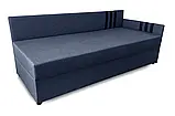 Диван-ліжко одномісний Дельта (стандарт) рогожка джинс, фото 3