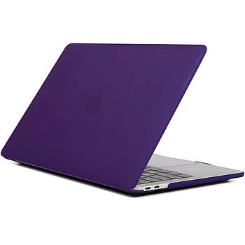 Чохол з блискітками Matte HardShell для Macbook Air 13.6" M2/M3 (A2681/A3113) Deep Purple