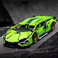 Lamborghini 1:14 Sian FKP 37 Машинка конструктор Зеленый