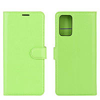 Чехол-книжка Litchie Wallet для Samsung Galaxy Note 20 Green GL, код: 6761681