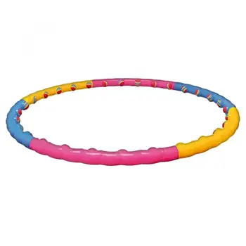 Обруч масажний Хула Хуп Hula Hoop COLOR BALL 6 секцій (вага 1,25 кг)