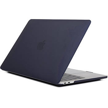 Чохол з блискітками Matte HardShell для Macbook Air 13.6" M2/M3 (A2681/A3113) Midnight Blue