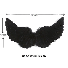 Крила ангела чорні  60х35 см
