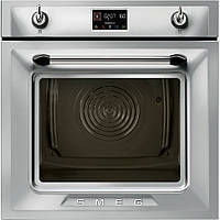 Smeg SOP6902S2PX - серія VICTORIA - Духова шафа з функцією піролізу, комбінована з парою, Victoria, 60 см,