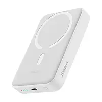 Внешний портативный аккумулятор Baseus Magnetic Mini Wireless Fast Charge Power Bank 10000mAh White 30W