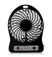 Портативний вентилятор на акумуляторі Portable Mini Fan акумуляторний мінівентилятор 18650 USB