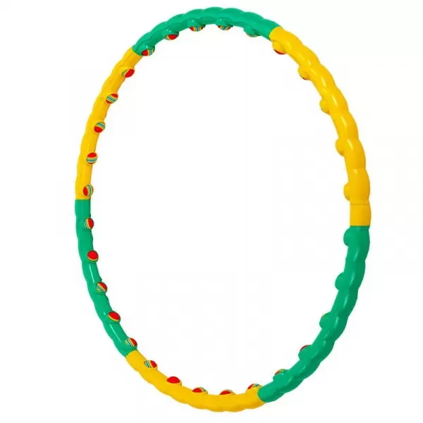 Обруч масажний Хула Хуп Hula Hoop COLOR BALL 6 секцій (вага 1,5 кг)