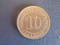 Монета 10 пфеннигов Германия империя 1905 А