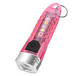 Світлодіодний ліхтар-брелок BORUIT V1 Pink/Рожевий, фото 7