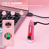 Світлодіодний ліхтар-брелок BORUIT V1 Pink/Рожевий, фото 5