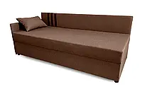 Диван-кровать одноместный Дельта (стандарт) коричневый