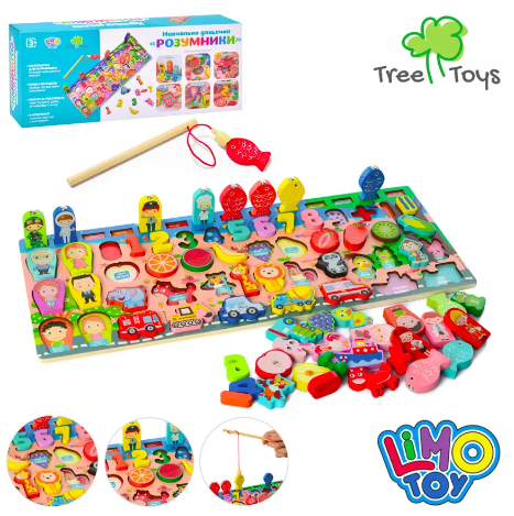Ігровий дитячий дерев'яний сортер "Розвиваючий центр MD 2901"
