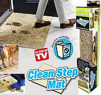 Быстро впитывающий придверный Коврик Clean Step Mat, прорезиненный грязезащитный KAO