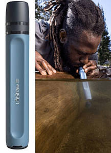 Портативний фільтр для води LifeStraw Peak Personal, Blue | Для Туризму, Походів та Екстремальних Умов