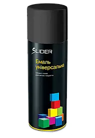 Фарба аерозоль емаль Сіро-бежева матова 1040 алкідна універсальна швидкосохнуча стійка SLIDER [400 мл]