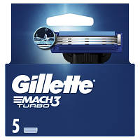 Сменные кассеты Gillette Mach3 Turbo 5 шт. 7702018552344 e