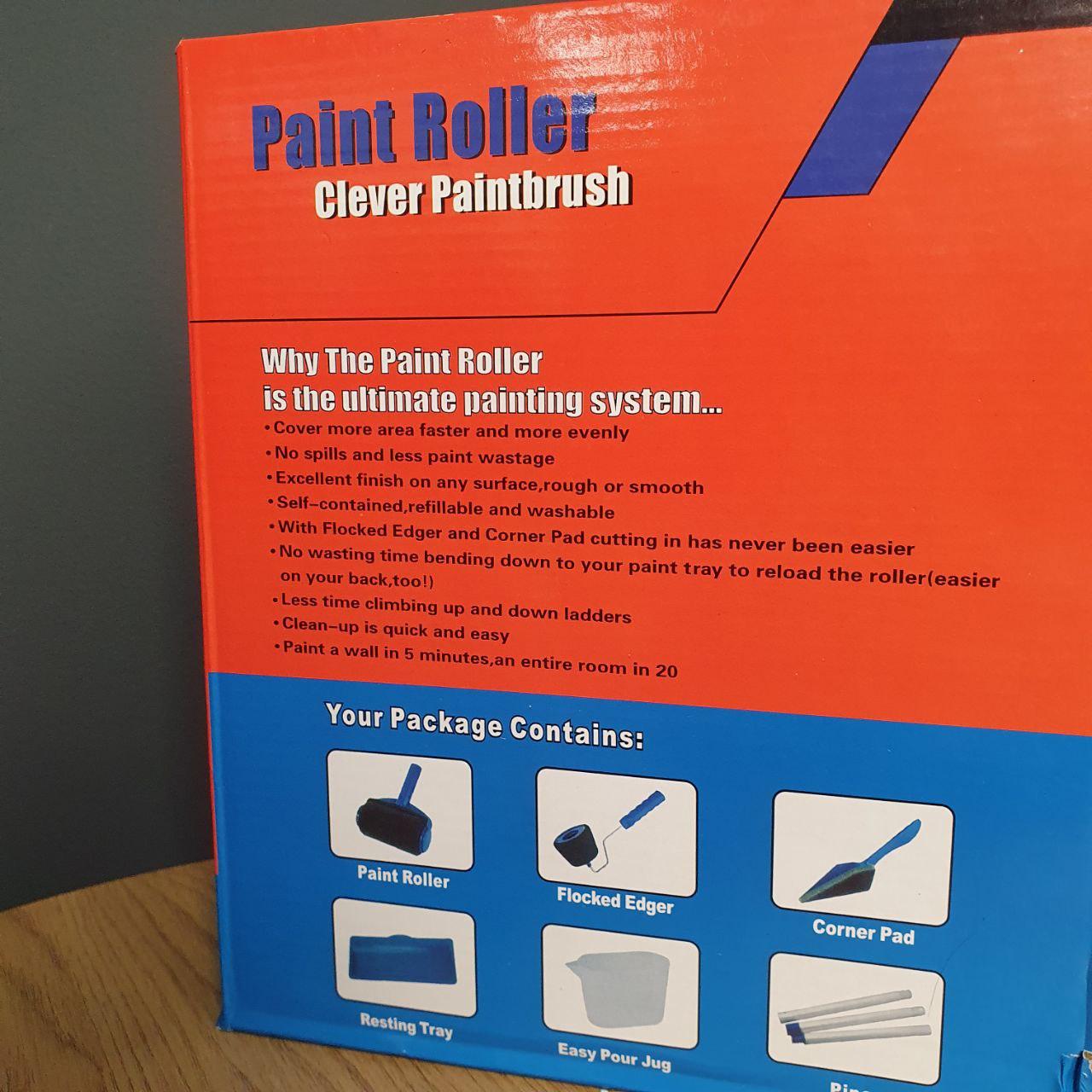 Многофункциональный набор валиков Paint Roller с резервуаром ролик для покраски стенс угловой валик и лотки - фото 4 - id-p2211783994