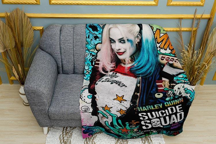 Плед «Гарлі Квінн. Harley Quinn. Plaid»