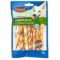 Ласощі для собак Trixie Паличка для чищення зубів Denta Fun 12 см, 80 г / 10 шт. (барбекю) m