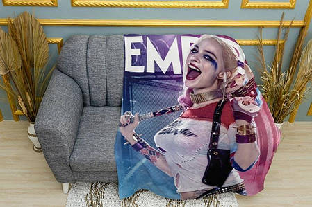 Плед «Гарлі Квінн. Фільм. Harley Quinn. Film. Plaid», фото 1