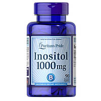 Витамины и минералы Puritan's Pride Inositol 1000 mg, 90 каплет CN12943 VB