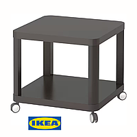 Столик на колесиках IKEA TINGBY Серый 003.494.44