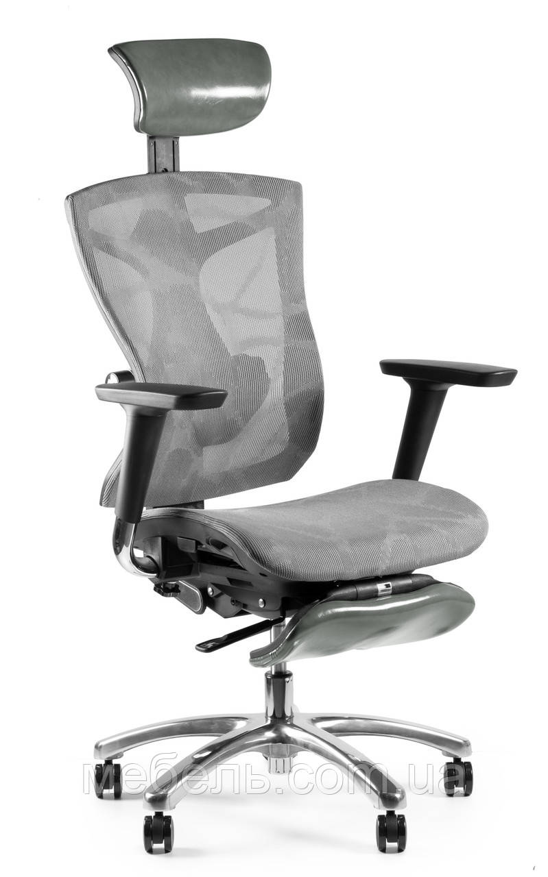 Крісло геймерське Barsky Game Mesh Grey GM-02