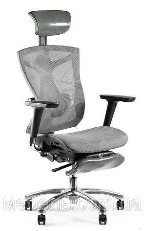 Крісло геймерське Barsky Game Mesh Grey GM-02, фото 1