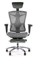 Крісло геймерське Barsky Game Mesh Grey GM-02, фото 4