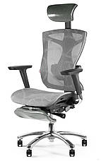 Крісло геймерське Barsky Game Mesh Grey GM-02, фото 6