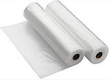 Плівка для вакуумного пакувальника 28 х 600 см 2 шт Profi Cook Вакуумні рулони для харчових продуктів, фото 3