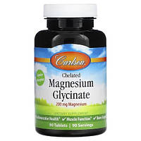 Carlson Chelated Magnesium Glycinate 200 mg 90 таблеток DS