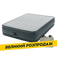 Надувная кровать матрас со встроенным насосом (226-152-84см) Bestway 64126