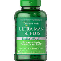 Витамины и минералы Puritan's Pride Ultra Vita Man 50 Plus, 120 каплет DS