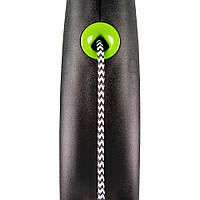 Поводок-рулетка Flexi с тросом Black Design M 5м / 20 кг (зелёная) m