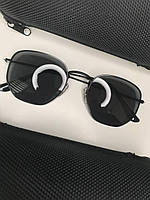 Молодежные солнцезащитные очки Ray Ban Hexagonal, солнечные очки Рей Бен с градиентными линзами унисекс Черный