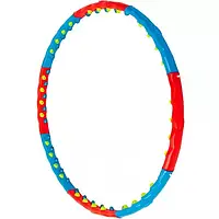 Обруч масажний хула-хуп Hula Hoop JS-6003 8 секцій (вага 1,8 кг)