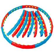 Обруч масажний хула-хуп Hula Hoop JS-6003 8 секцій (вага 1,8 кг), фото 3