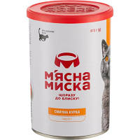 Паштет для кошек М'ясна Миска с курицей 415 г 4820255190280 d