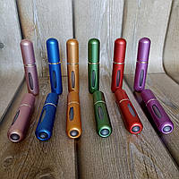 Атомайзер флакон дорожній міні для парфумів 5мл заправляємий МАТОВИЙ 6 кольорів