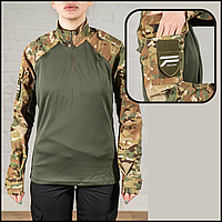 Боевая тактическая рубашка рип-стоп мультикам ubacs, рубашка повседневная для военнослужащих
