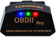 Автомобильные считыватели кодов сканер TONWON OBD2, OBDII Bluetooth
