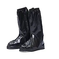 Бахилы на обувь ПВХ от воды и грязи LVR 819A L 39-40 28.5 см (Black)-ЛBР