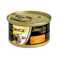 Влажный корм для кошек GimCat Shiny Cat 70 г (курица и тунец) m