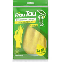 Перчатки хозяйственные Frau Tau Резиновые L/XL 1 пара 4820263231005 e