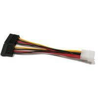 Кабель питания SATA; разъем1: Molex розетка; разъем2: 2х SATA; длина: 0,15 м