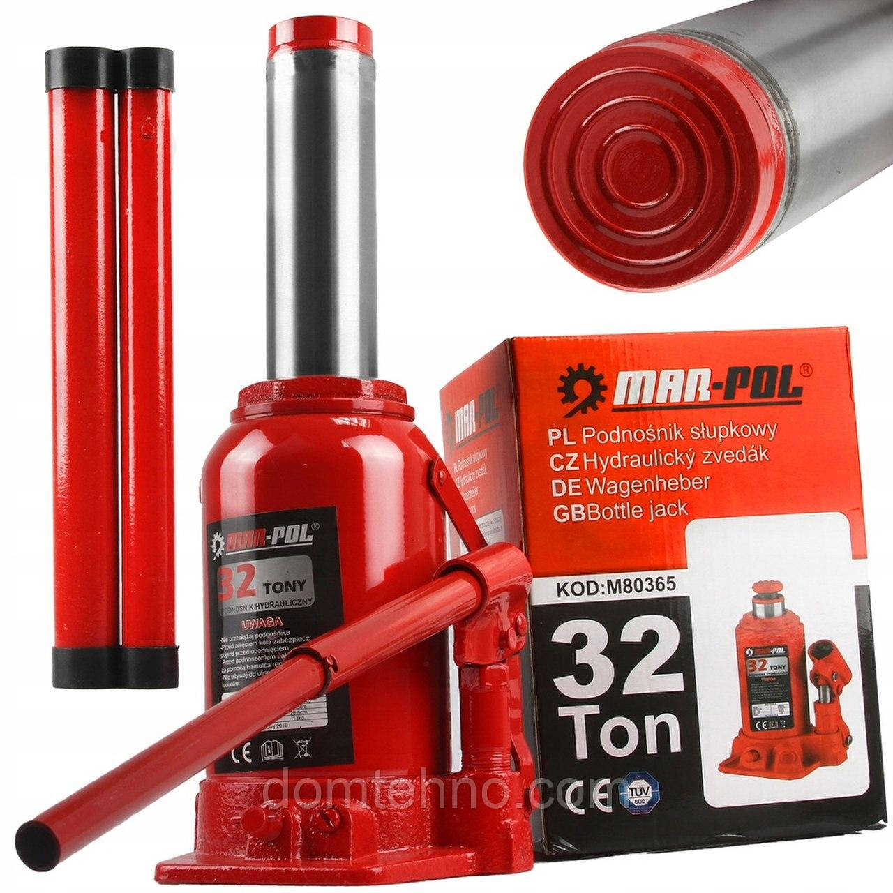 Домкрат гідравлічний 32т Mar-Pol M80365